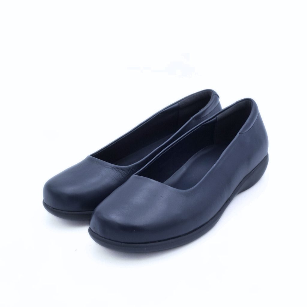 Green Cross Flat Slip On Pump