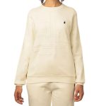 Polo Wmn Lee Ls Textured Sweat Top