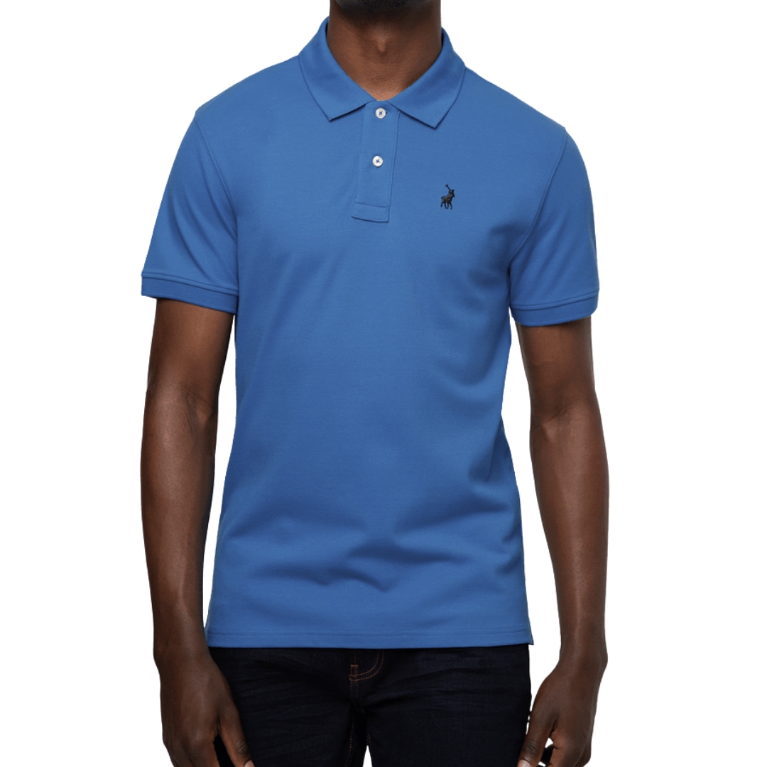 62444 Polo Mens Essential Pique Ss Golfer