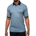 Polo Mens Dm Prntd Micro Geo Golfer