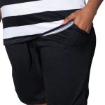LADS STRIPE POLY TERRY SET