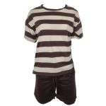 LADS STRIPE AND PLAIN POLY SET