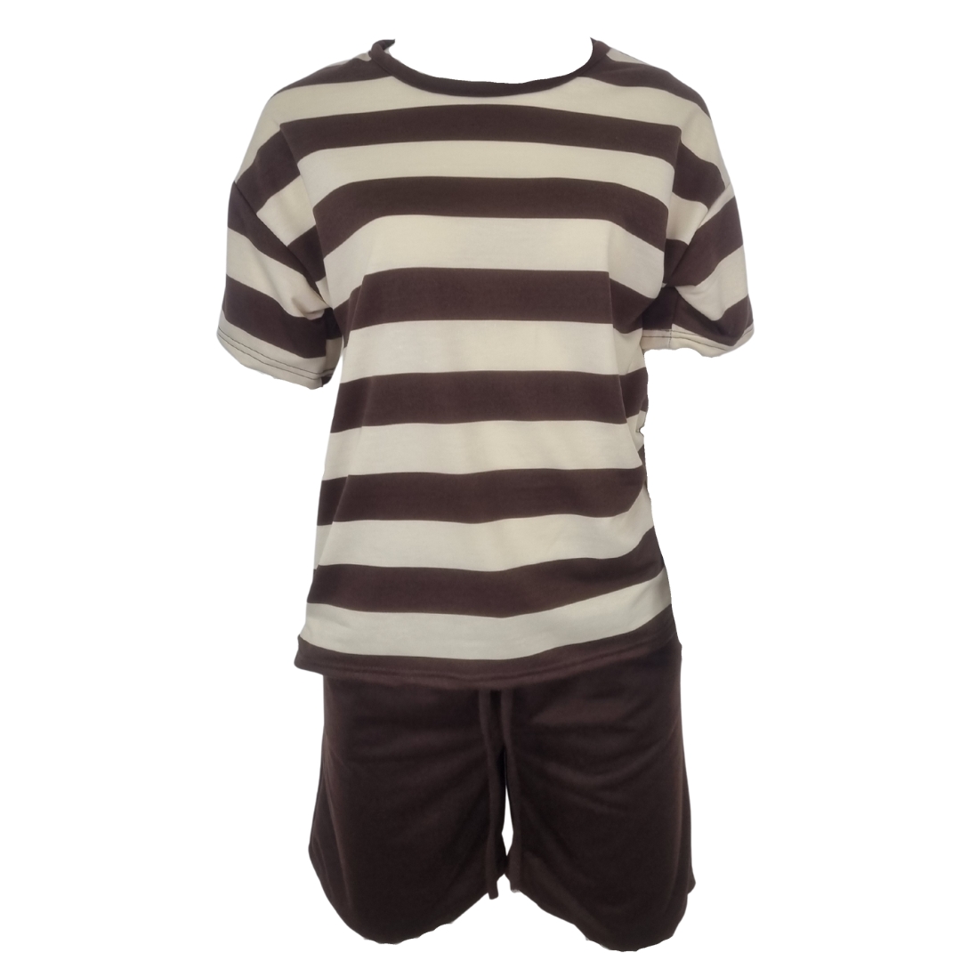 IQ8624CS LADS STRIPE AND PLAIN POLY SET