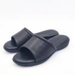 GREEN CROSS FLAT SLIP-ON MULE