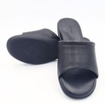 GREEN CROSS FLAT SLIP-ON MULE