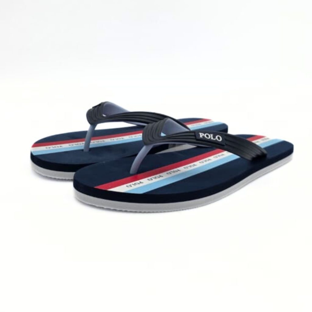 Polo Colour Block Stripe Flip Flop