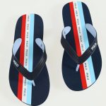 Polo Colour Block Stripe Flip Flop