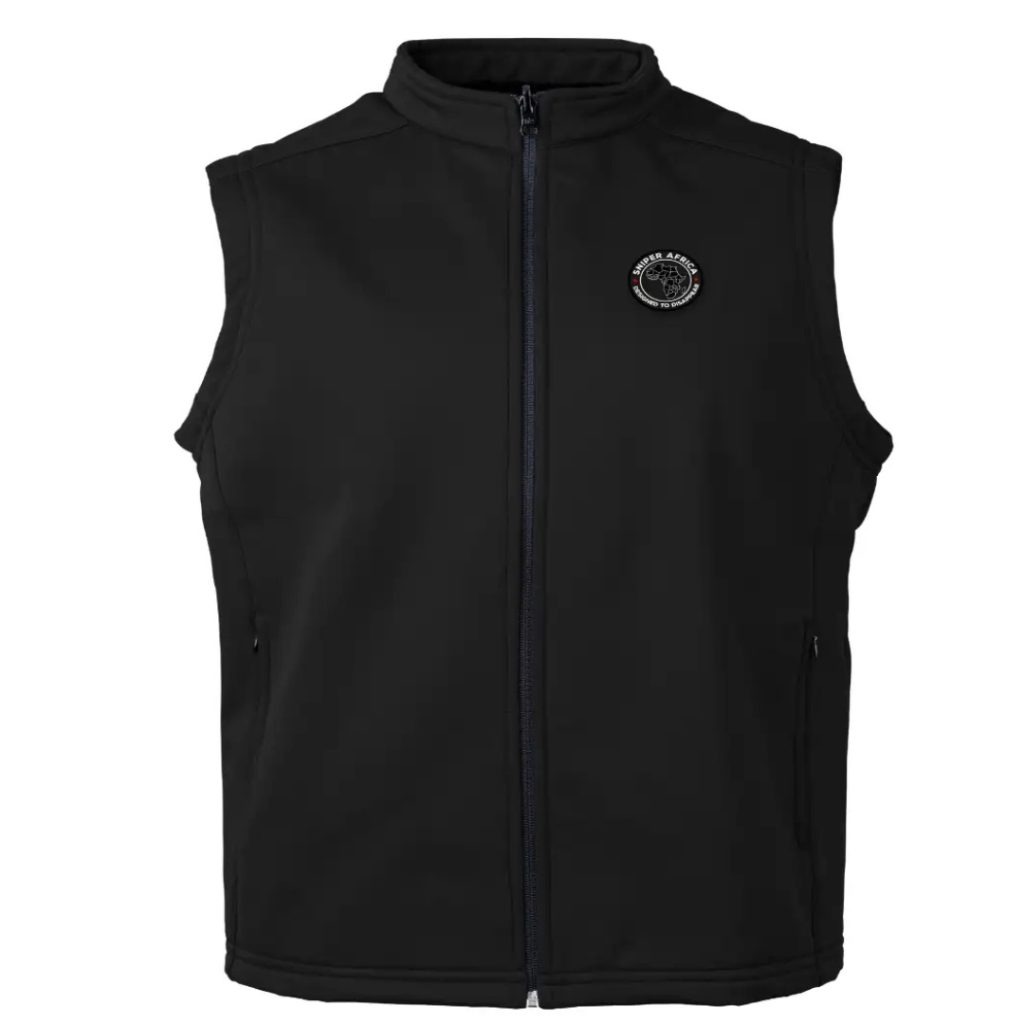 SNIPER AFRICA SOFT SHELL BODYWARMER - BLACK