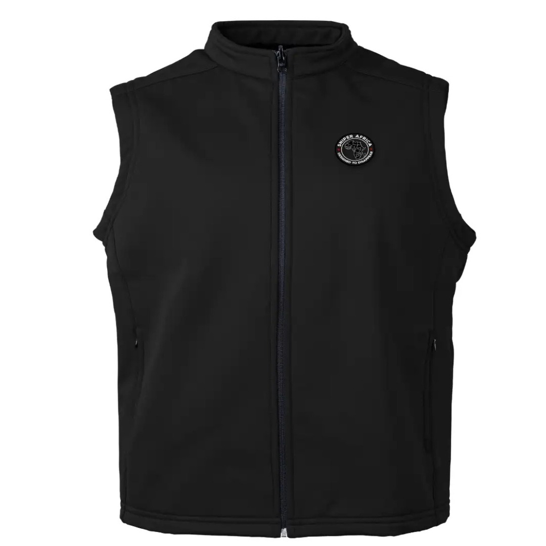 30619 SNIPER AFRICA SOFT SHELL BODYWARMER - BLACK
