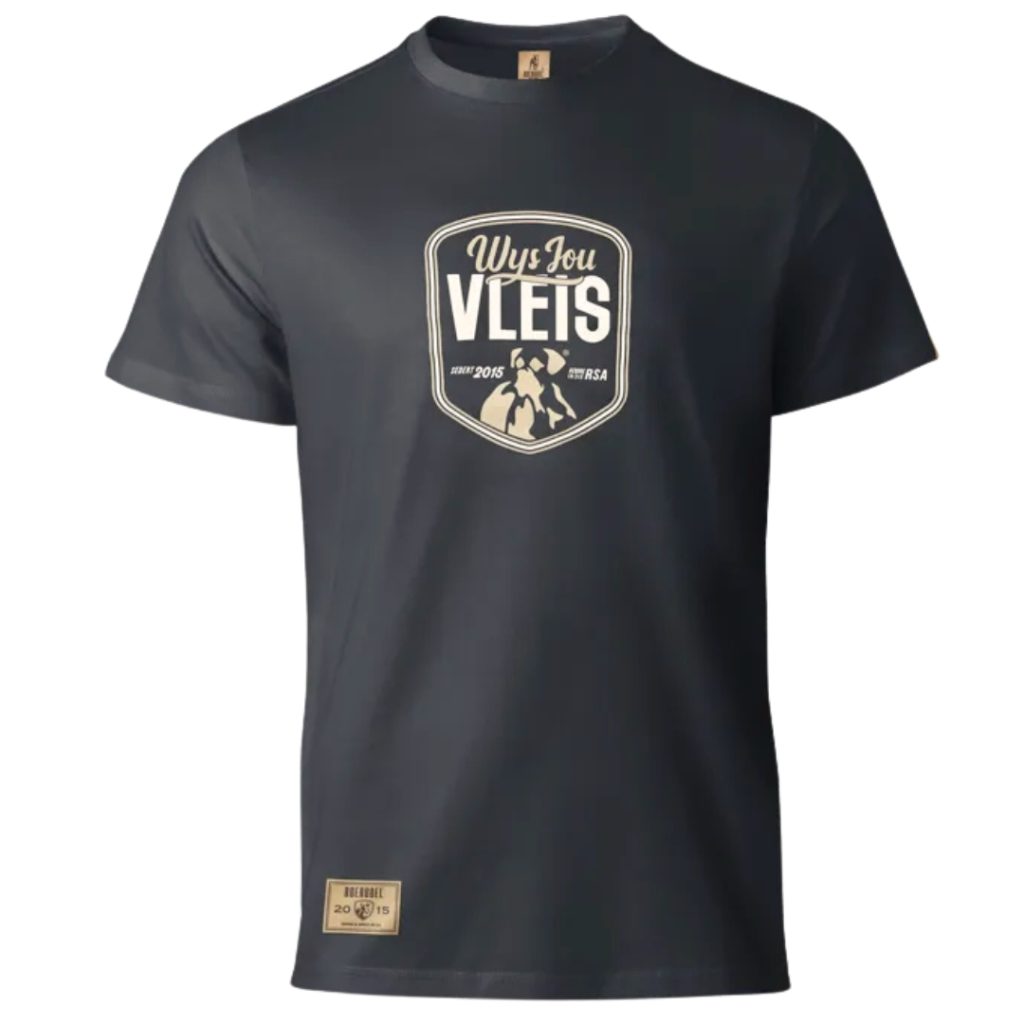 BOERBOEL WEAR MEN'S WYS JOU VLEIS T-SHIRT - PETROL BLUE