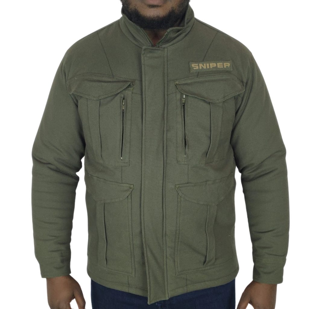SNIPER AFRICA MEN'S HUNTING PARKA JACKET - MILITARY OLIVE