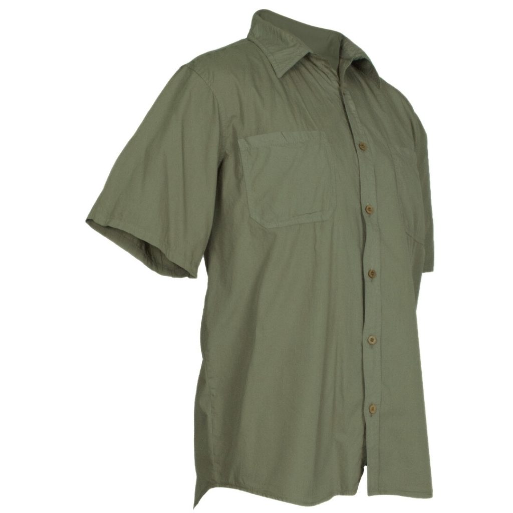 STERLING SS 2PKT CASUAL SHIRT - OLIVE