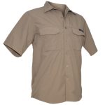 STERLING SS MESH BK ADVENTURE SHIRT - KHAKI