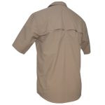 STERLING SS MESH BK ADVENTURE SHIRT - KHAKI