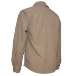 STERLING LS MESH BK.ADVENTURE SHIRT - KHAKI