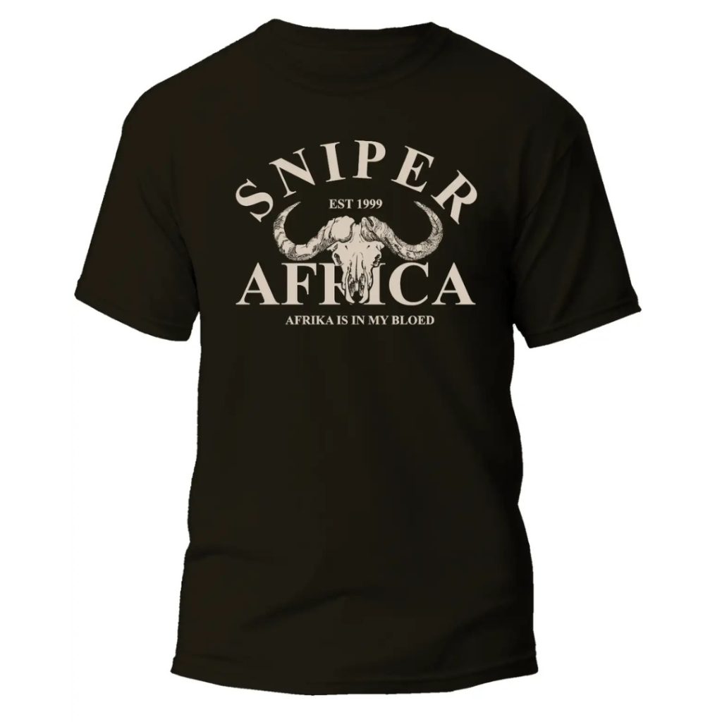 SNIPER AFRICA AFRIKA MENS T-SHIRT - BLACK