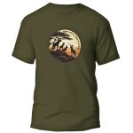 SNIPER AFRICA WILD DOGS MENS T-SHIRT - OLIVE