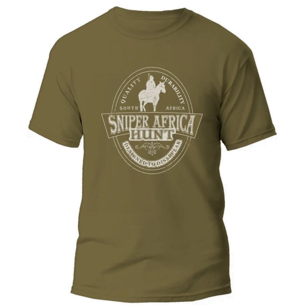 SNIPER AFRICA WILD MENS T-SHIRT - FATIGUE