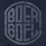 BOERBOEL WEAR KIDS BEVEL PRINT T-SHIRT - navy