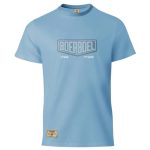 BOERBOEL WEAR MESH PRINT T-SHIRT - AIRFORCE BLUE