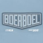 BOERBOEL WEAR MESH PRINT T-SHIRT - AIRFORCE BLUE