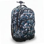 Boomerang Printed Fabric Trolley Bag