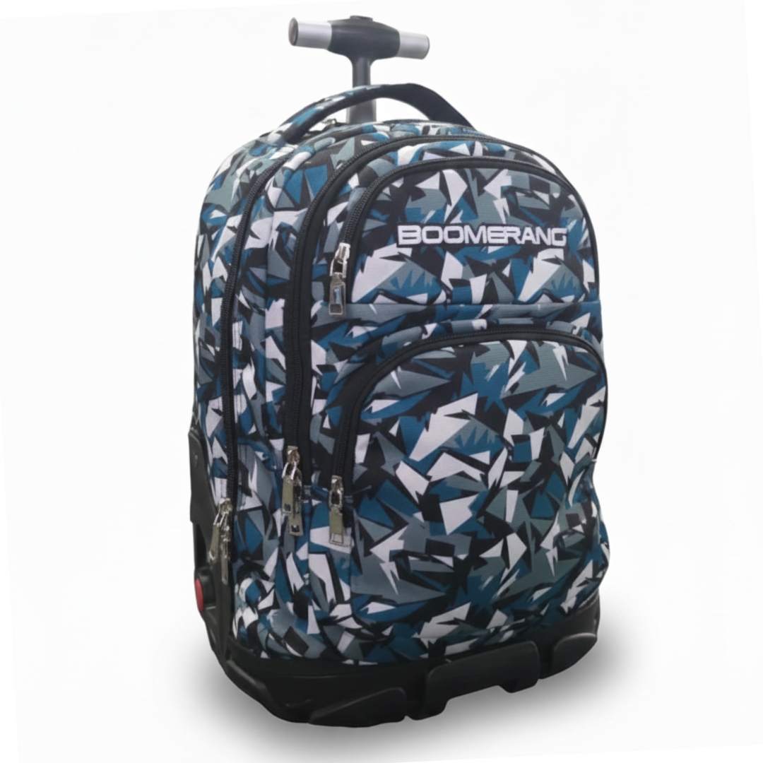 S2107E Boomerang Printed Fabric Trolley Bag