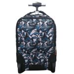 Boomerang Printed Fabric Trolley Bag