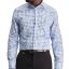 Polo Blue Check Dobby Long Sleeve Shirt