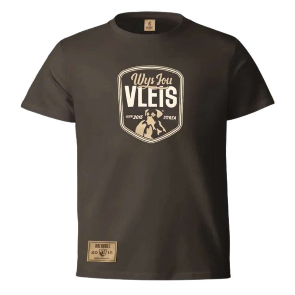 BOERBOEL WEAR KIDS WYS JOU VLEIS T-SHIRT - CHARCOAL