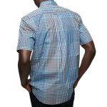 Polo Micro Gingham Check Mens Shirt