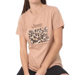 Jeep Fash Square Leopard Tee