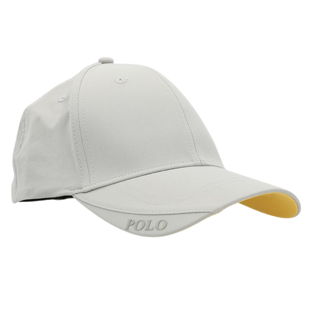 65424 Polo 6 Panel Metal Pony Fitted Peak