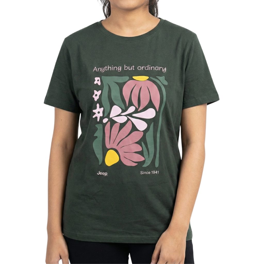 Jeep Fash Gflower Tee
