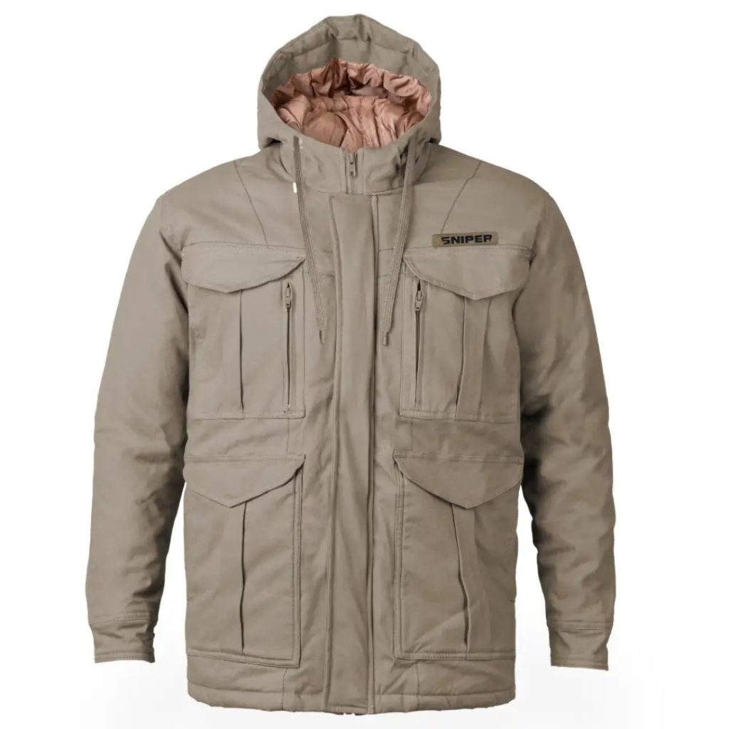 SNIPER AFRICA HOODY PARKA JACKET - KHAKI