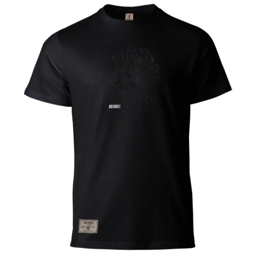 BOERBOEL WEAR EMBROIDERED T-SHIRT - BLACK