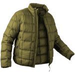 SNIPER AFRICA TIMBAVATI BLOCK PUFFER JACKET - CAYOTE