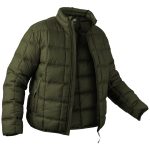 SNIPER AFRICA TIMBAVATI BLOCK PUFFER JACKET - OLIVE