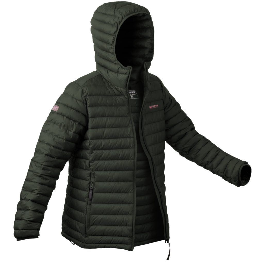 SNIPER AFRICA LADIES KAROO NIGHTS PUFFER JACKET - OLIVE