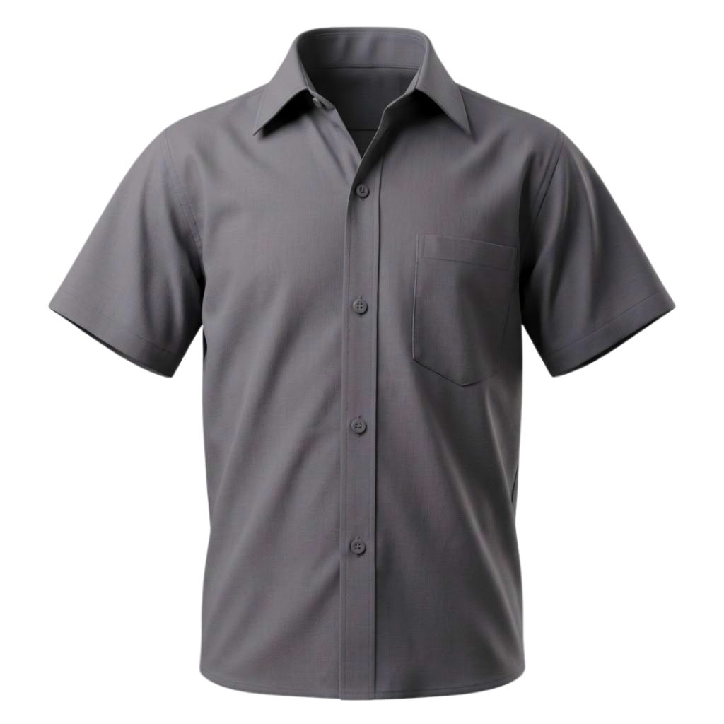 Grey Short Sleeve Shirt