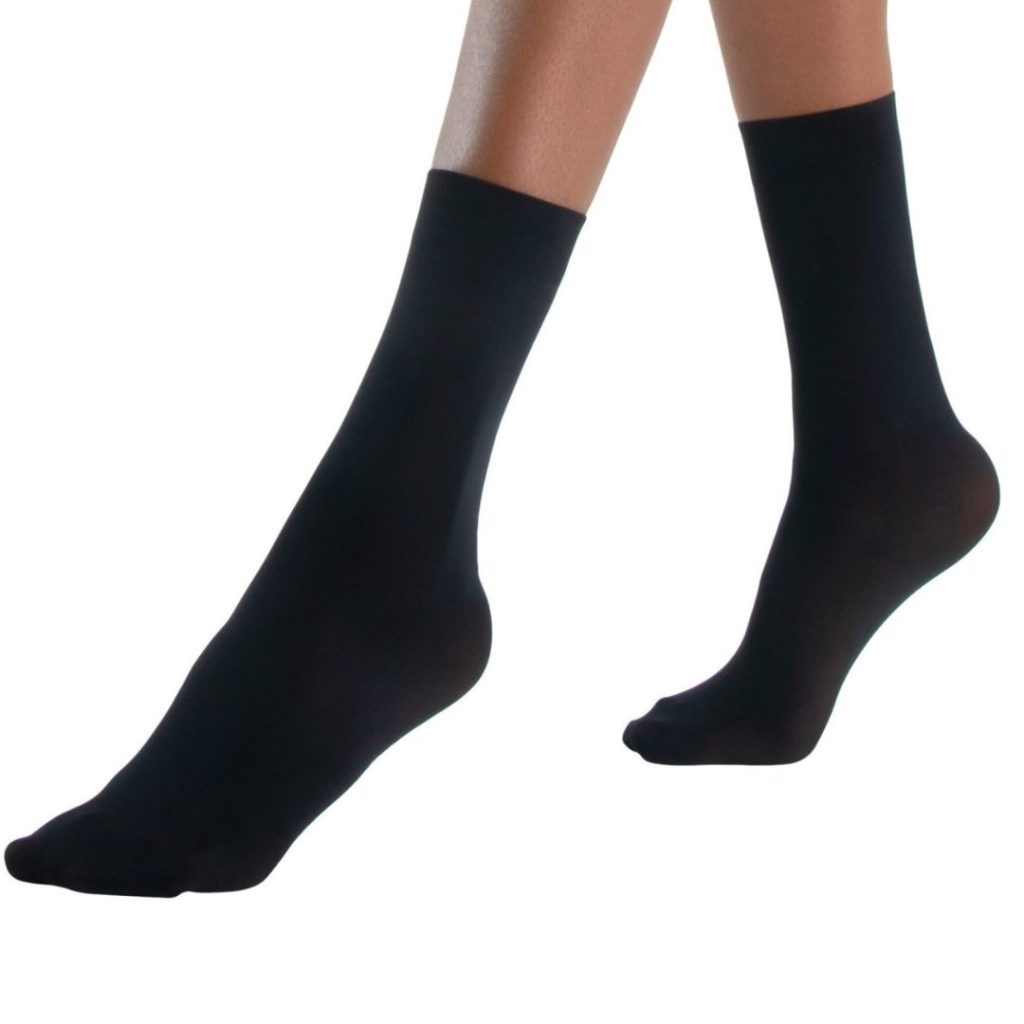 MIKADO BALLET ANKLET SENIOR - BLACK