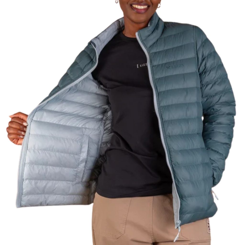 LADIES LIZZARD REVERSIBLE PUFFER