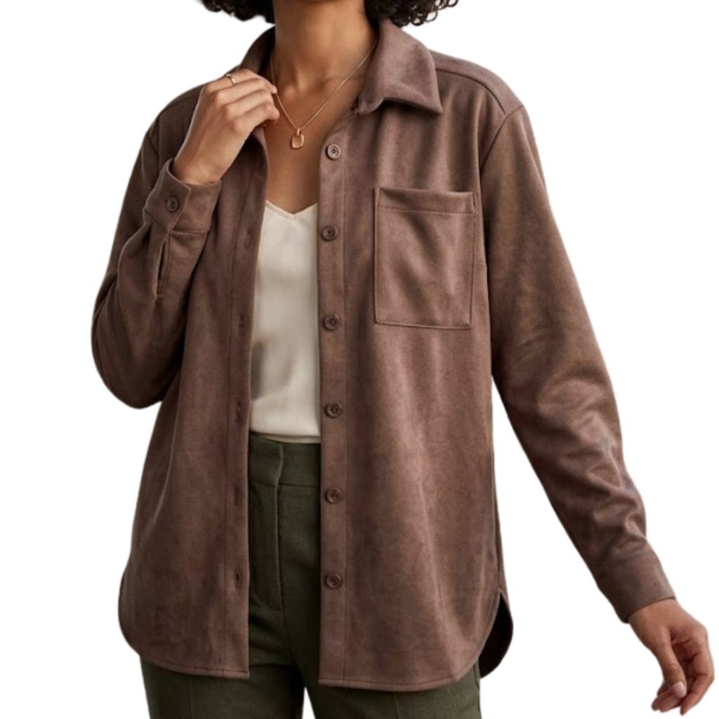 SUEDE BTN TOP