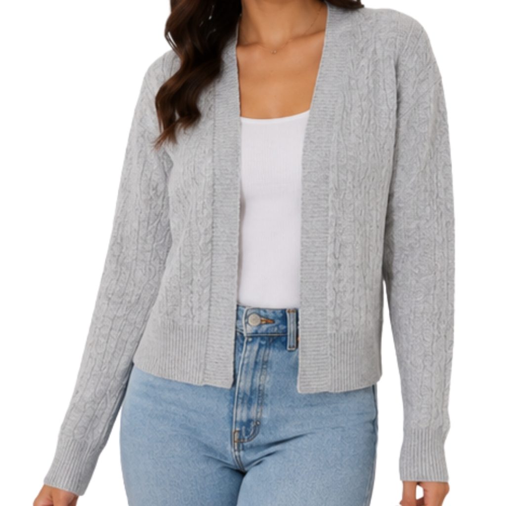 LADIES OPEN CARDIGAN