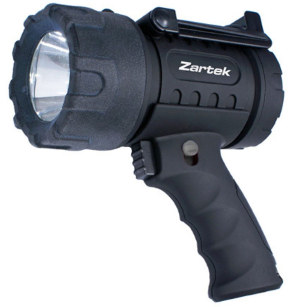 ZARTEK USB RECHARGEABLE LED SPOTLIGHT 500LM - BLACK