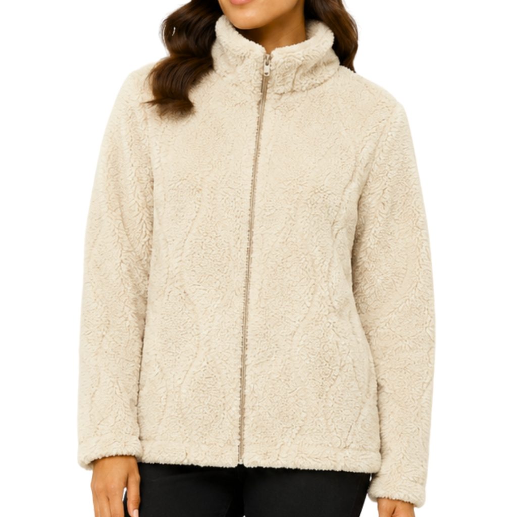 LADIES CORAL FLEECE JKT