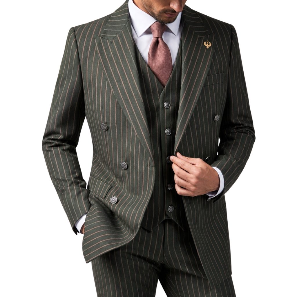MENS SUIT GREEN