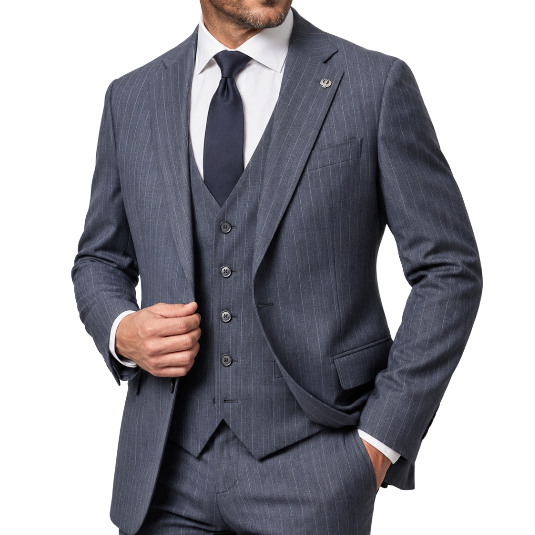 43620 MARCO MILANO MENS 3PCE SUIT