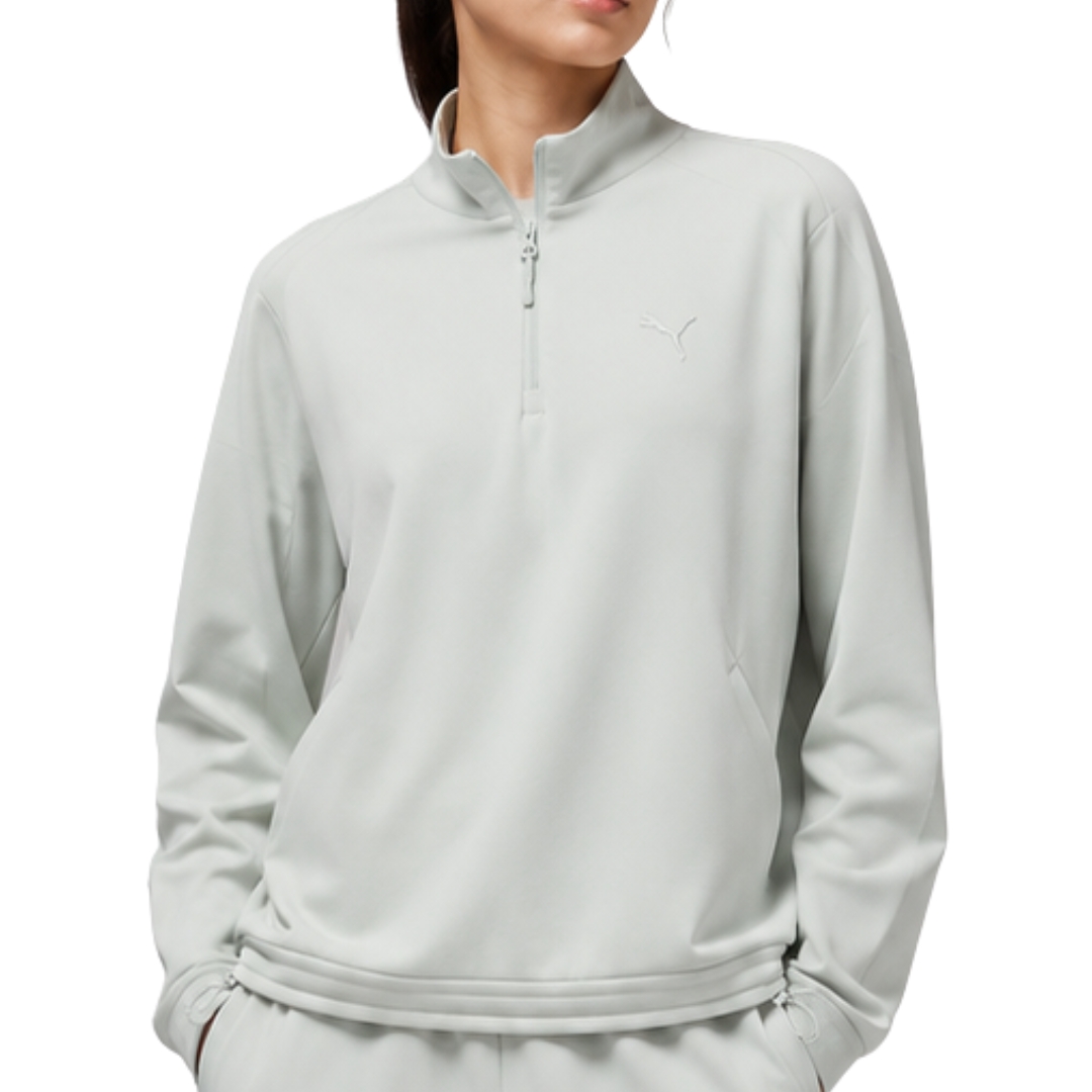 94034 PUMATECH SENSE RELAXED HALF-ZIP
