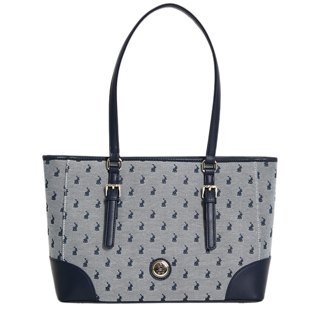 POS534106 Polo Jacquard Mkt Tote - Image 1